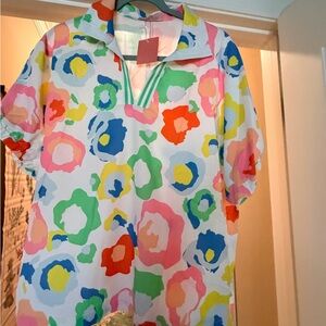 Colorful Floral Women's Blouse